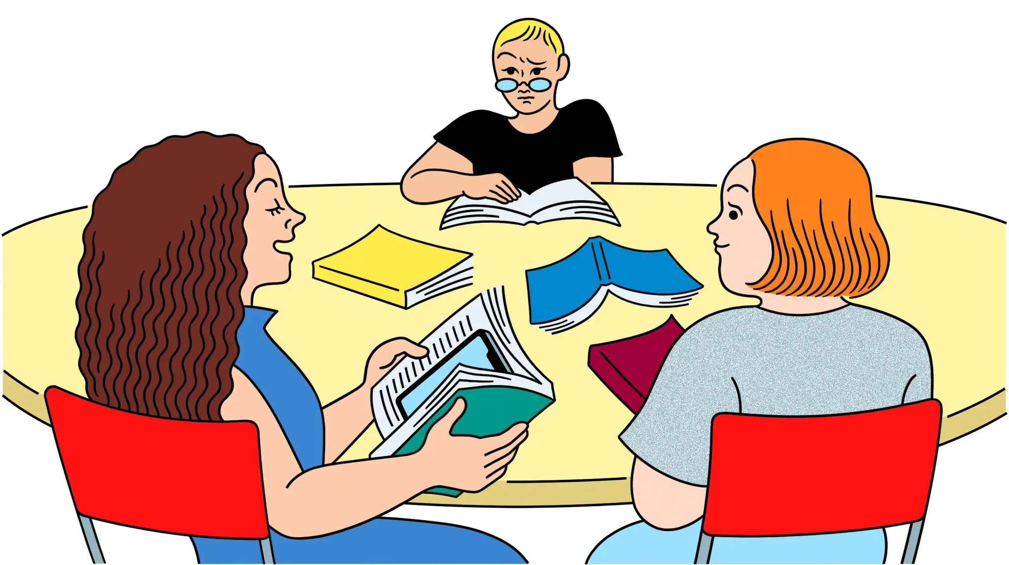 Что делать, если участница книжного клуба не читает книги? Совет от литературного этика